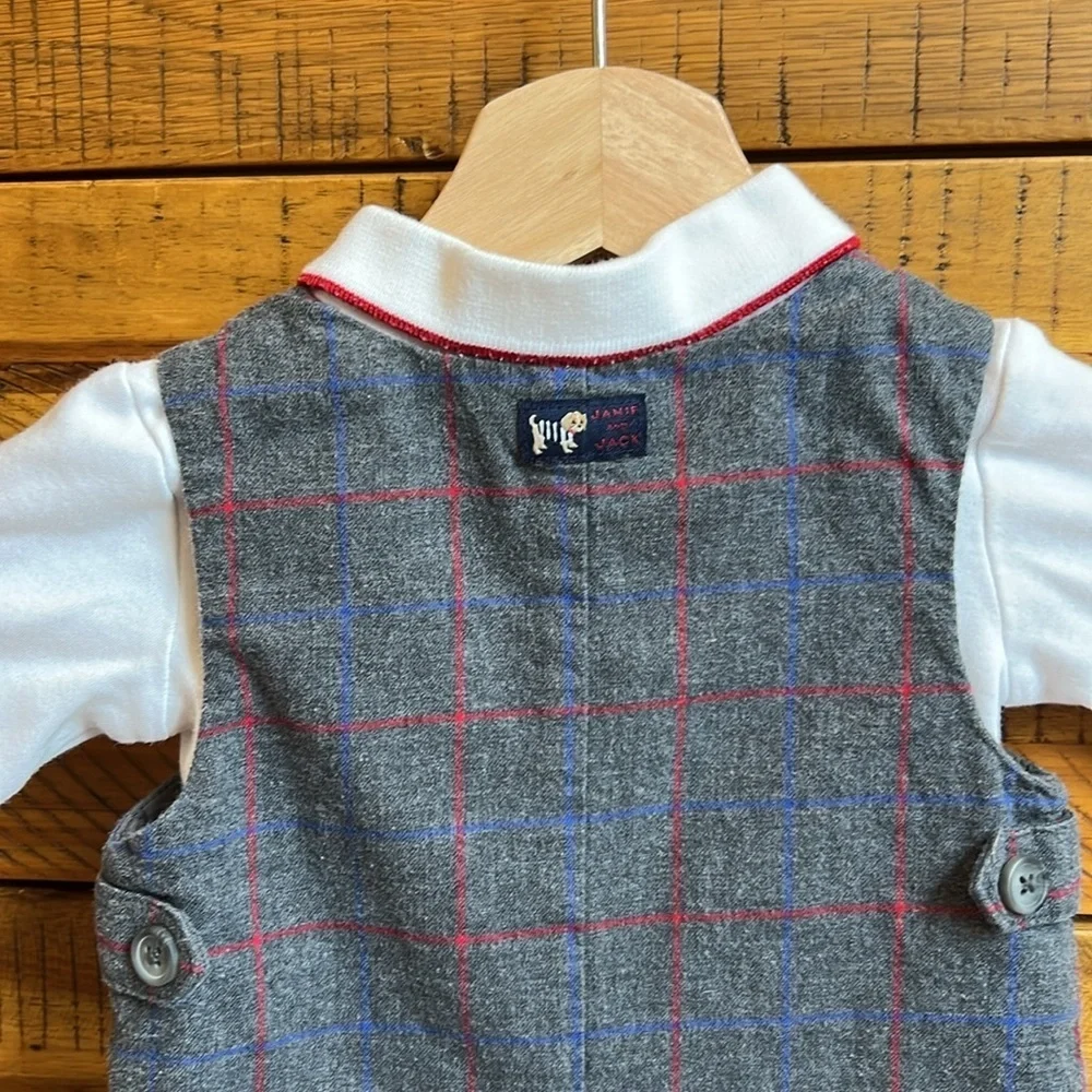 Janie & Jack Baby Boys Outfit Jumper & Long Sleeve Shirt